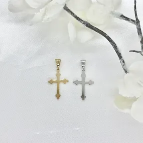 10k Gold Cathedral Cross