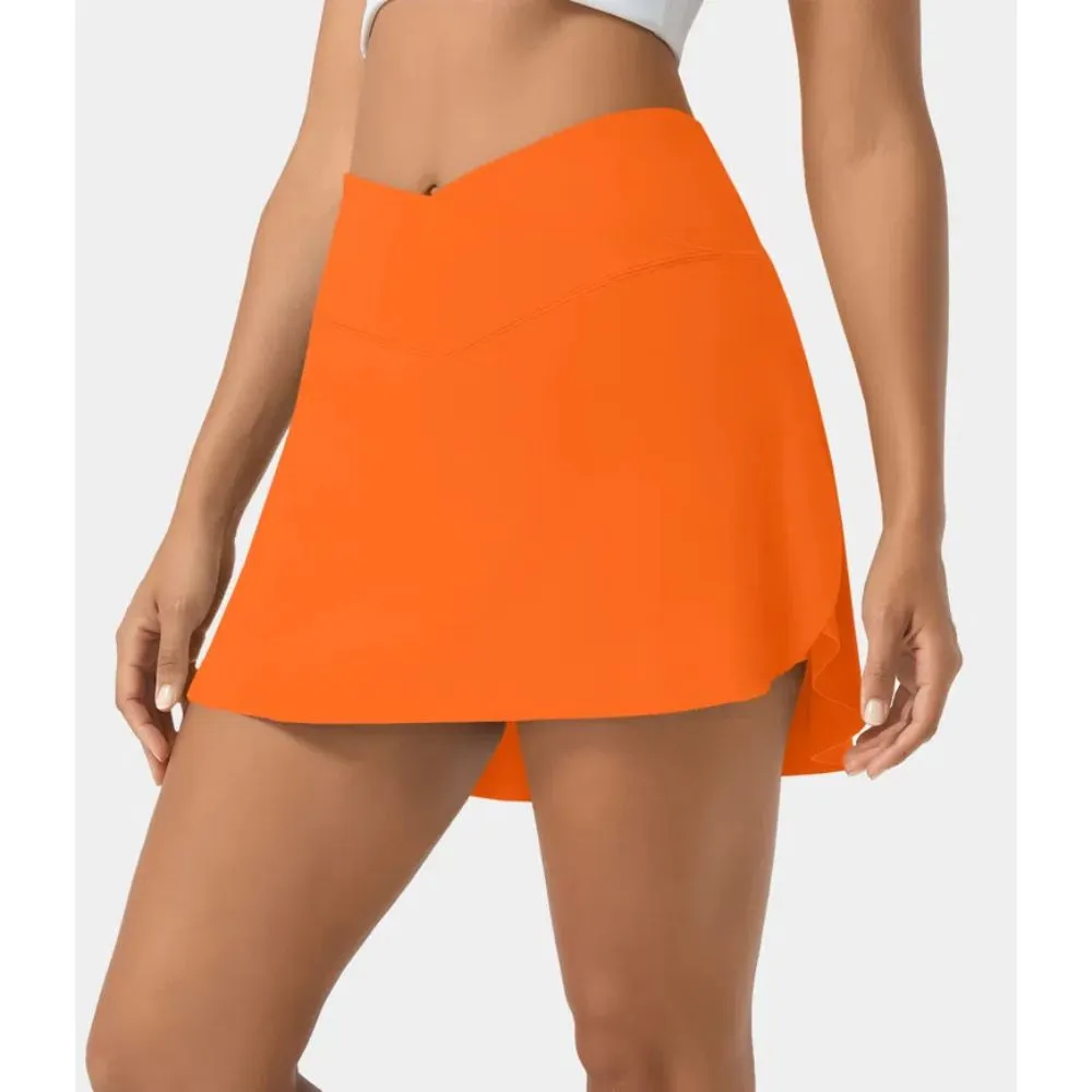 2 In 1 Side Pocket Tennis Skirt