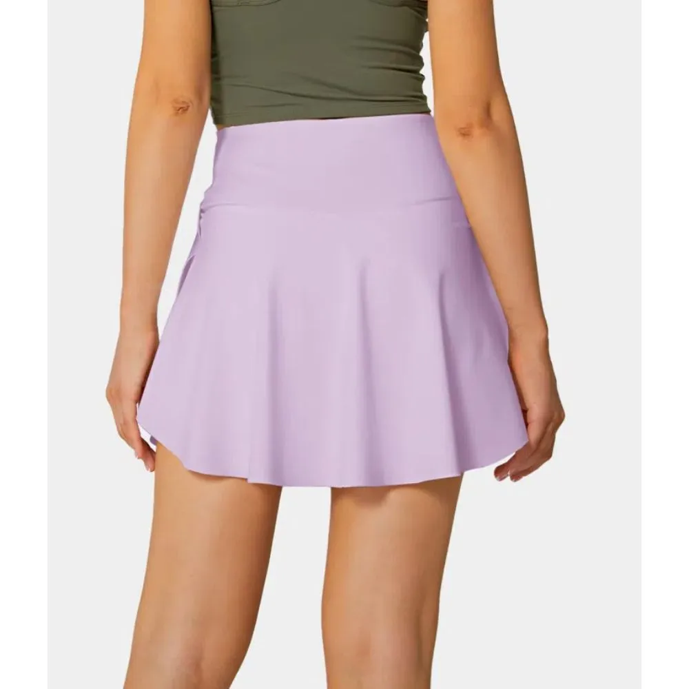 2 In 1 Side Pocket Tennis Skirt