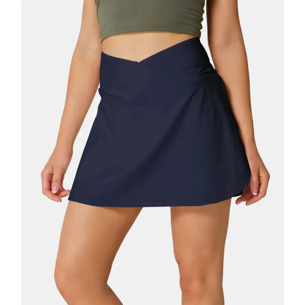 2 In 1 Side Pocket Tennis Skirt