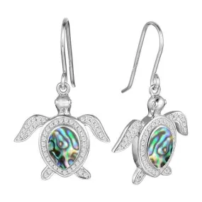 Abalone Maui Honu Earrings