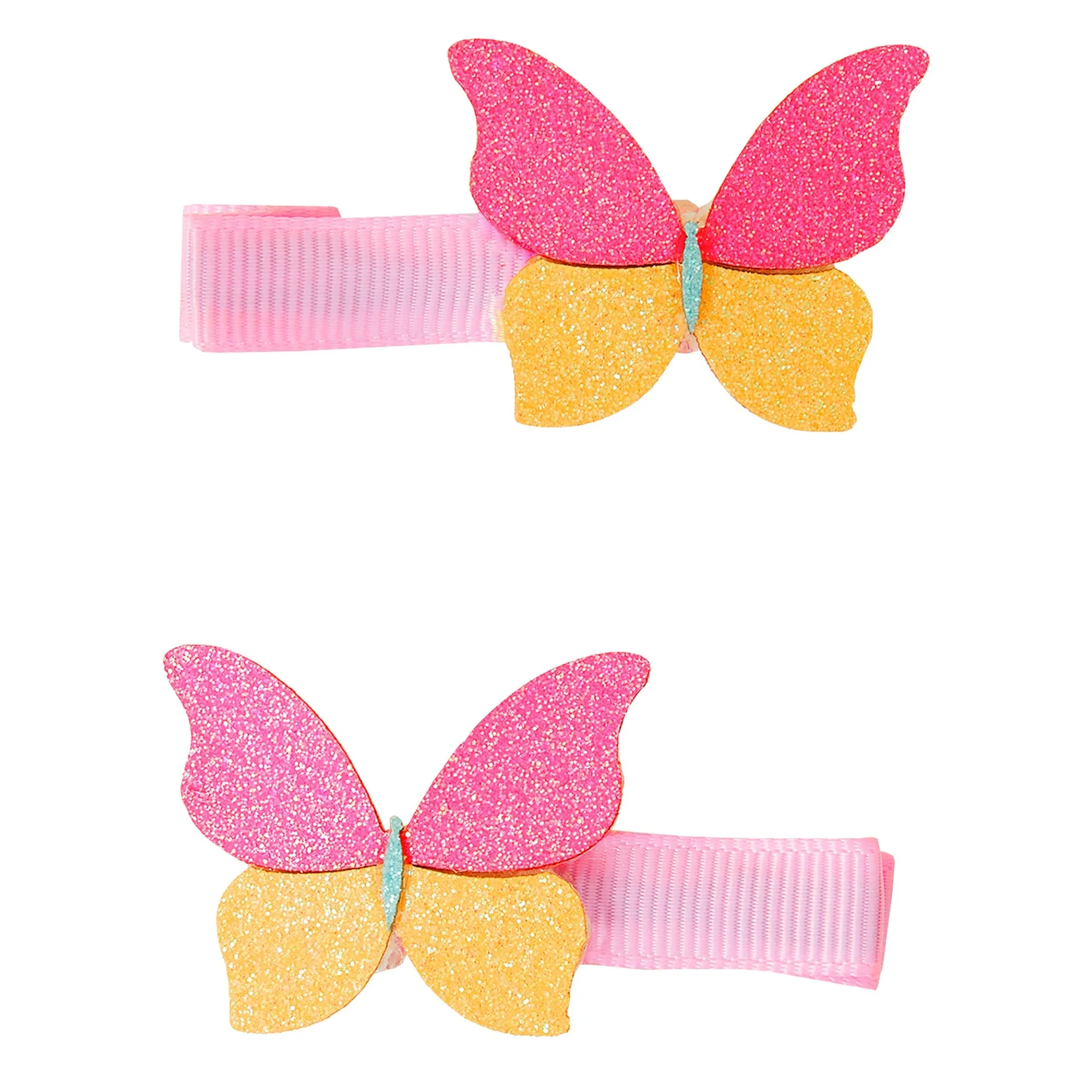 Accessorize London Girl's Butterfly Clips Set Of Two