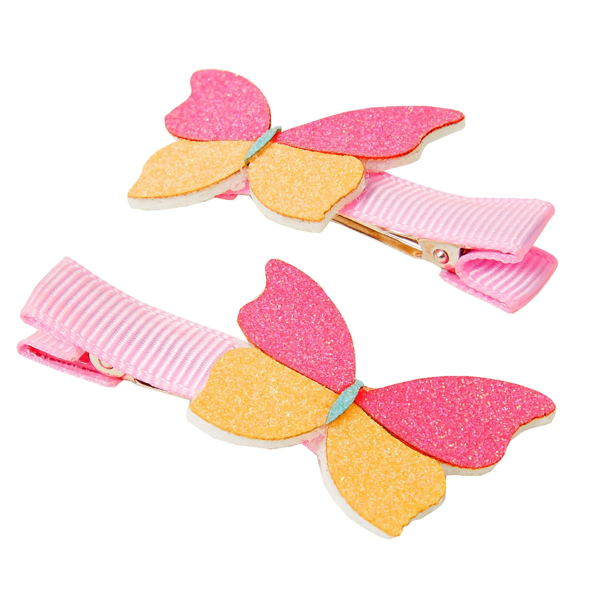 Accessorize London Girl's Butterfly Clips Set Of Two