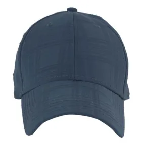 AHEAD Ranier Blue Textured Plaid Tech Cap