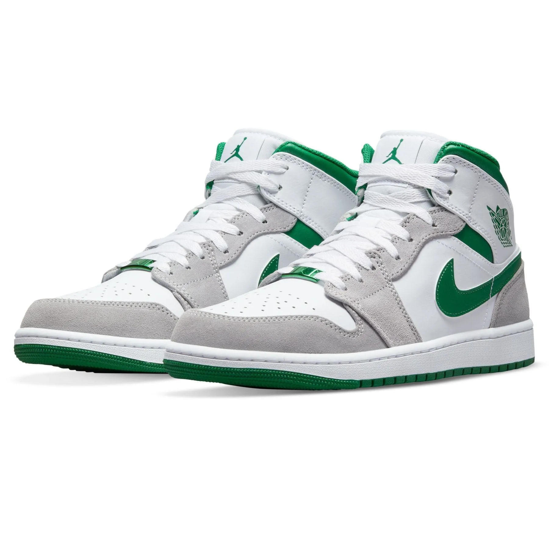 Air Jordan 1 Mid SE "White Pine Green Smoke Grey"