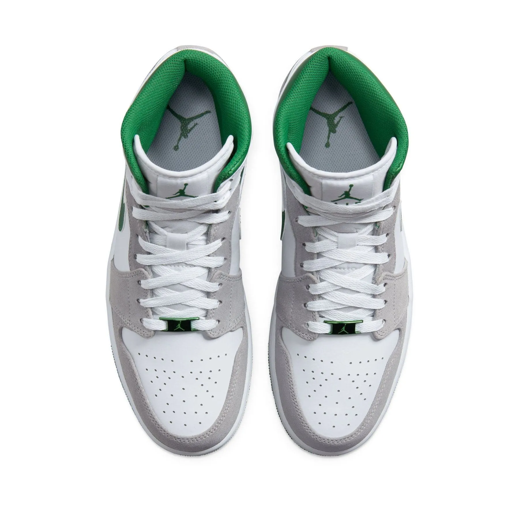 Air Jordan 1 Mid SE "White Pine Green Smoke Grey"