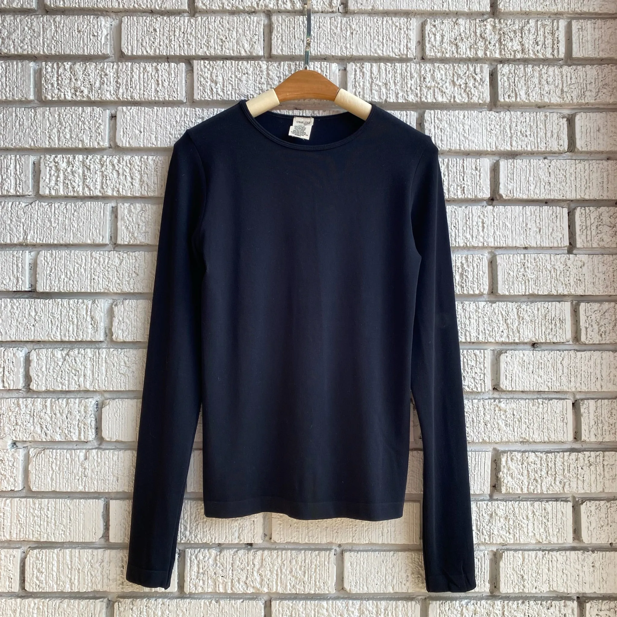 Bamboo Crew Neck Long Sleeve Top