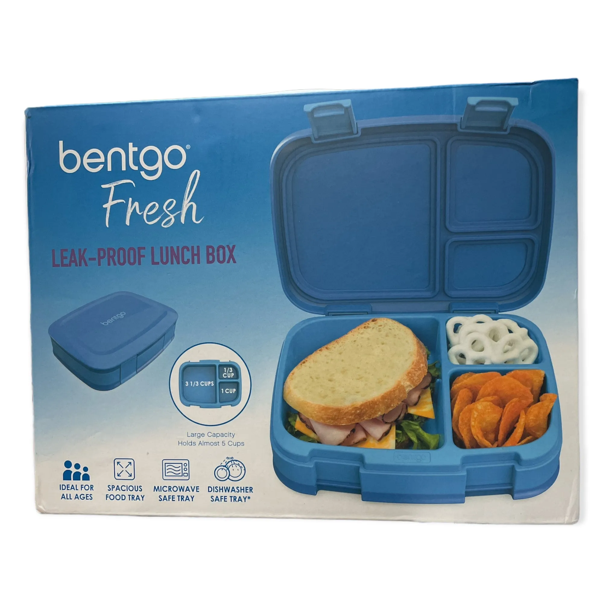 Bentgo Fresh Leak-proof Lunch Box, Blue