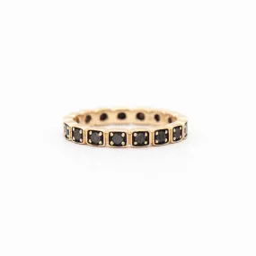 Black Diamond Wheat Eternity Band