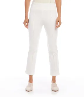 Cropped Pintuck Pants