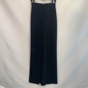 Cushnie layered black wide leg slacks