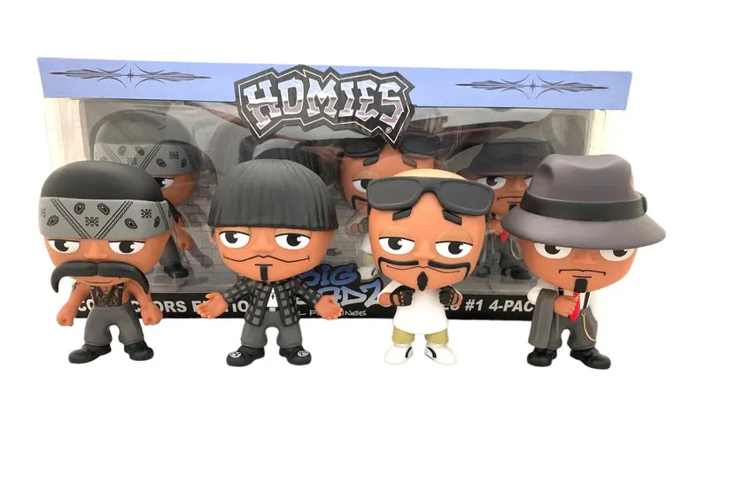 DGA HOMIES - BIG HEADZ 4-Pack Figure Set SERIES #1