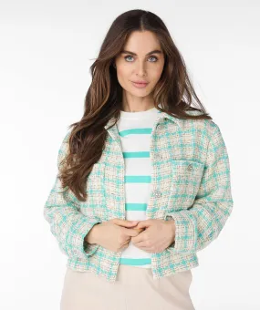 Esqualo ‘Midi Check Jacket’