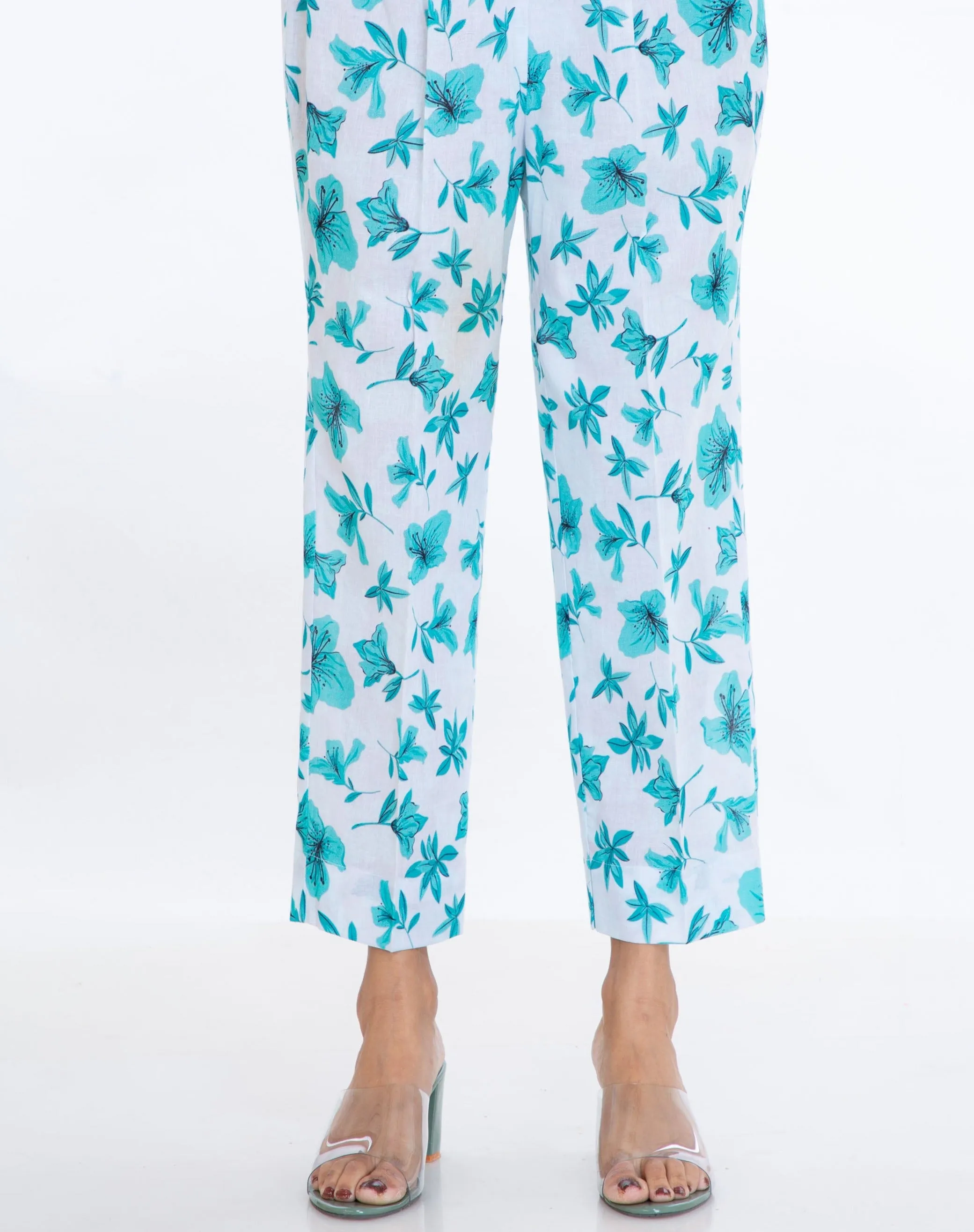 Green Rose Pants