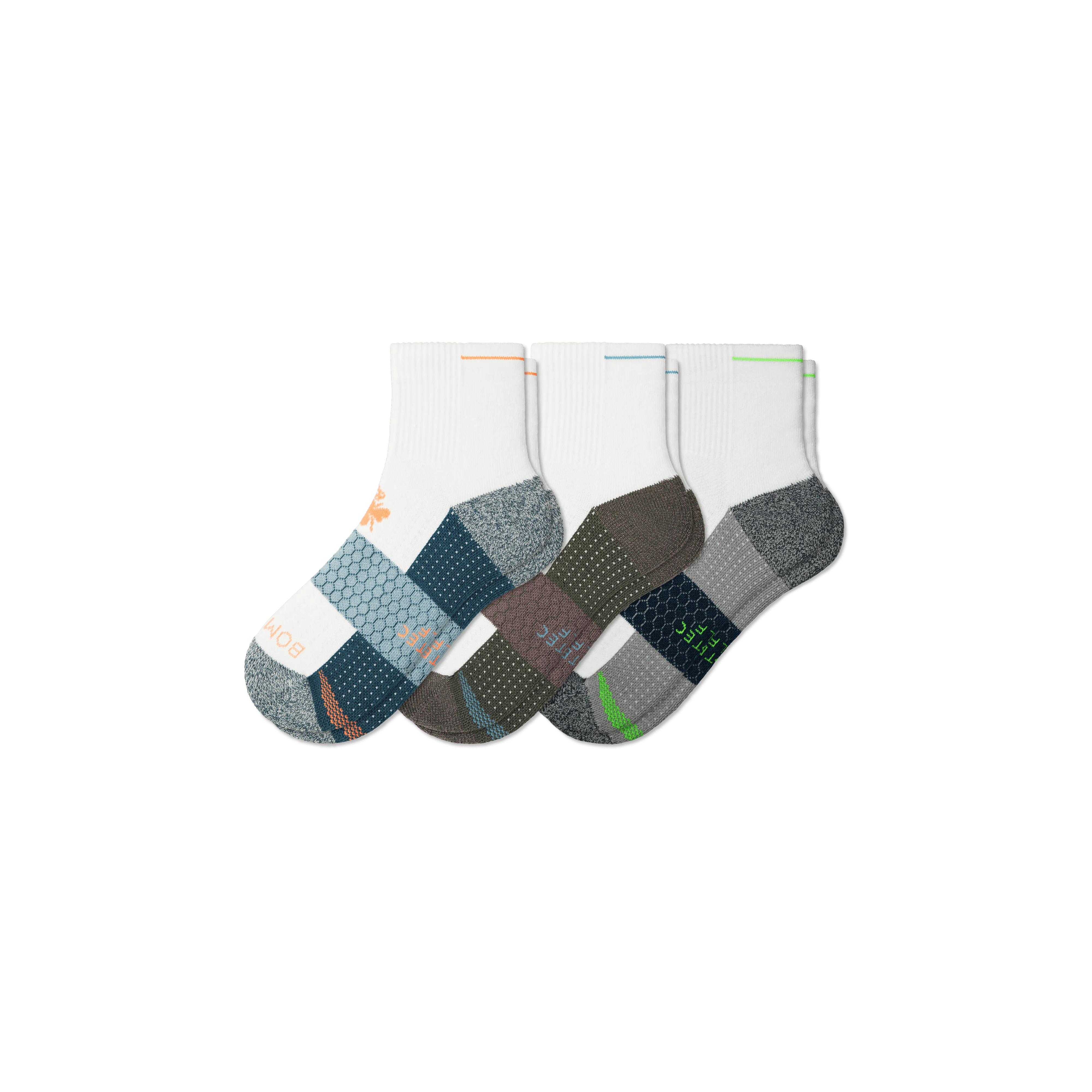 Men's Golf Quarter Sock 3-Pack