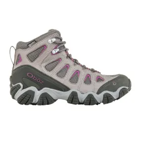 Oboz Sawtooth II Mid B-DRY Hiking Boot (Women) - Pewter/Violet