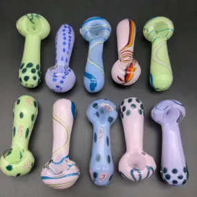 Pastel Slime Color Spoon Pipes - Assorted