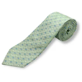 Paul Lawrence Boys Italian Silk Tie _Green 104-3