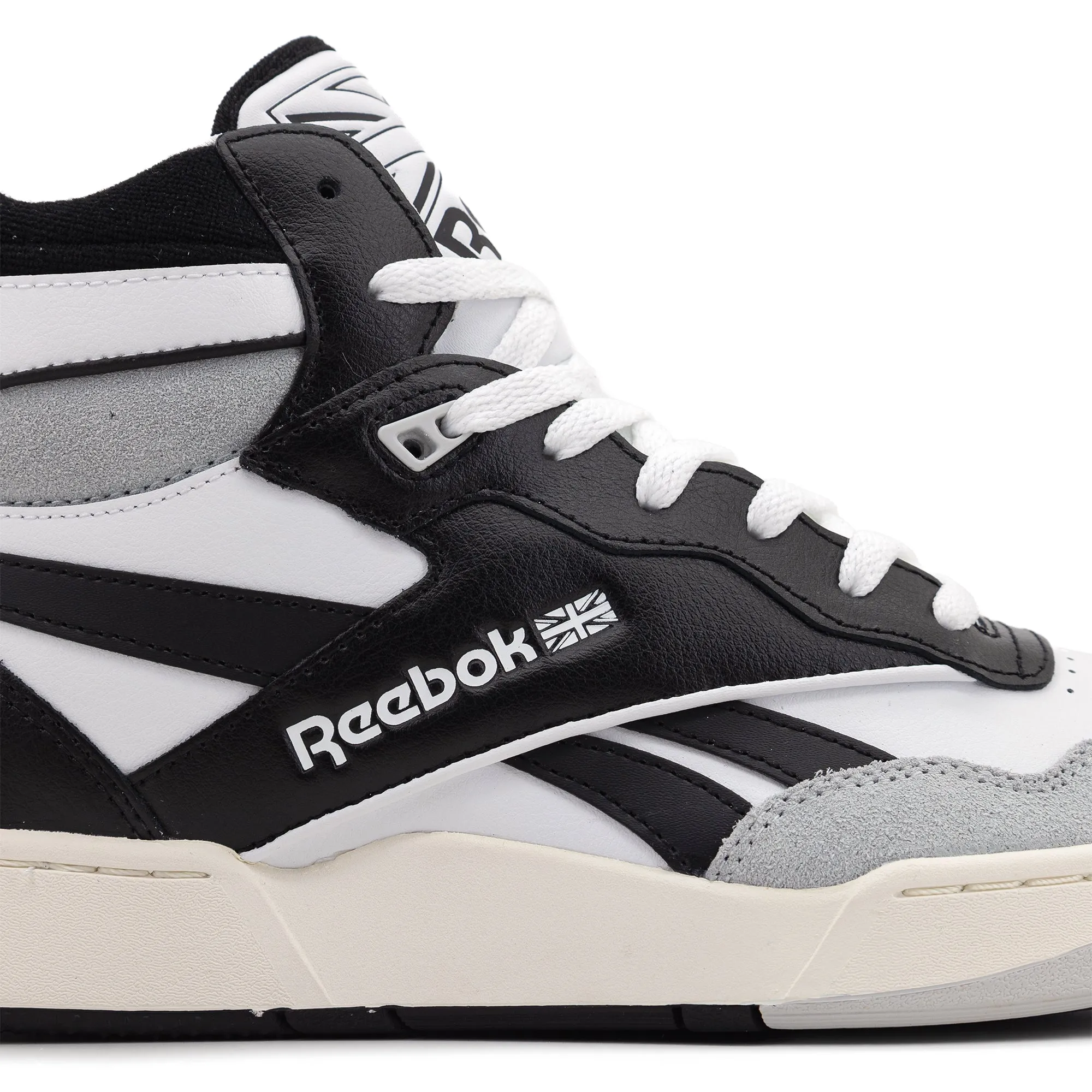 Reebok BB 4000 II Mid Black/White/Pure Grey 2