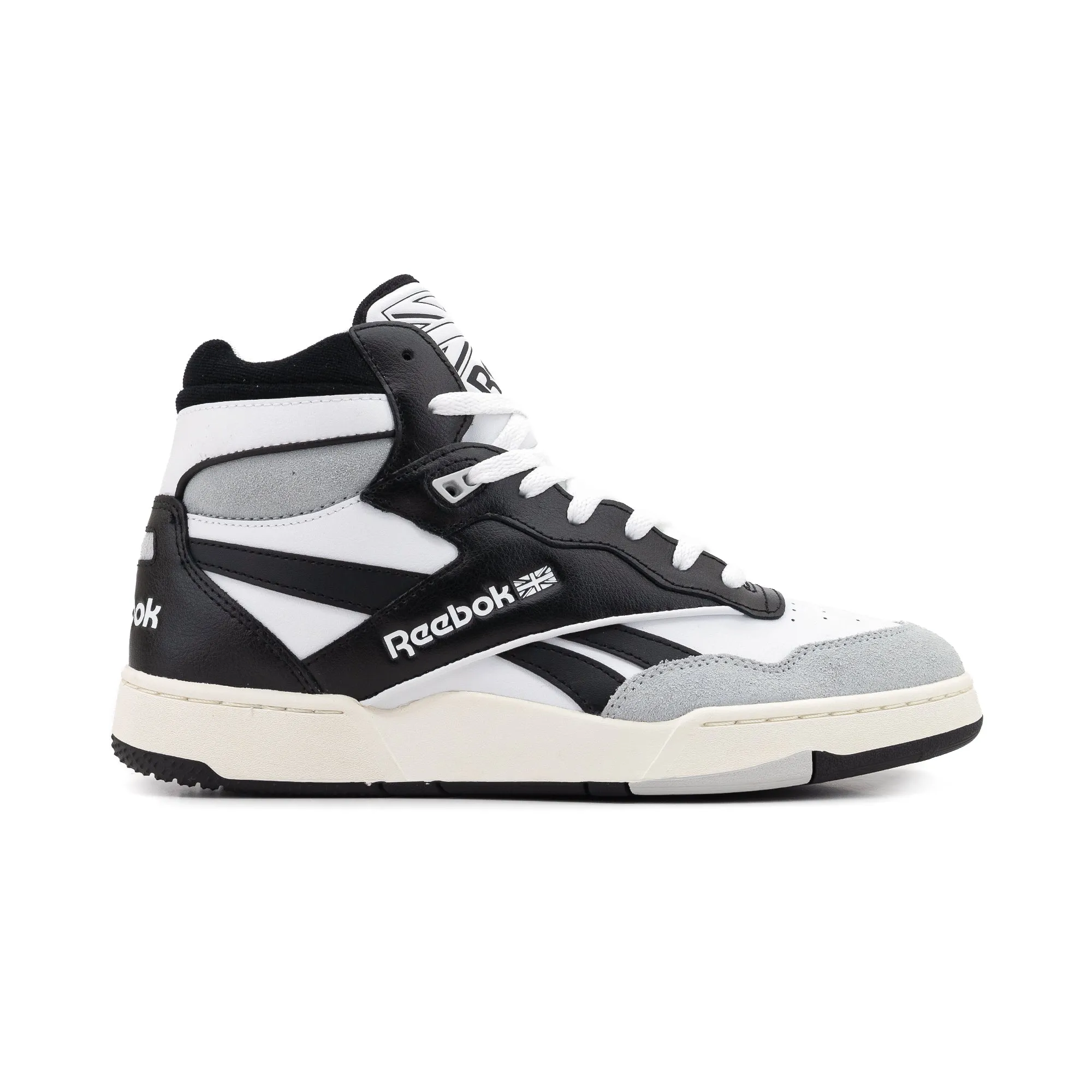 Reebok BB 4000 II Mid Black/White/Pure Grey 2