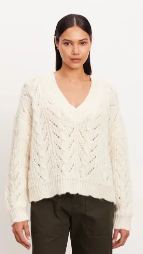 SADE SWEATER - MILK - FINAL SALE