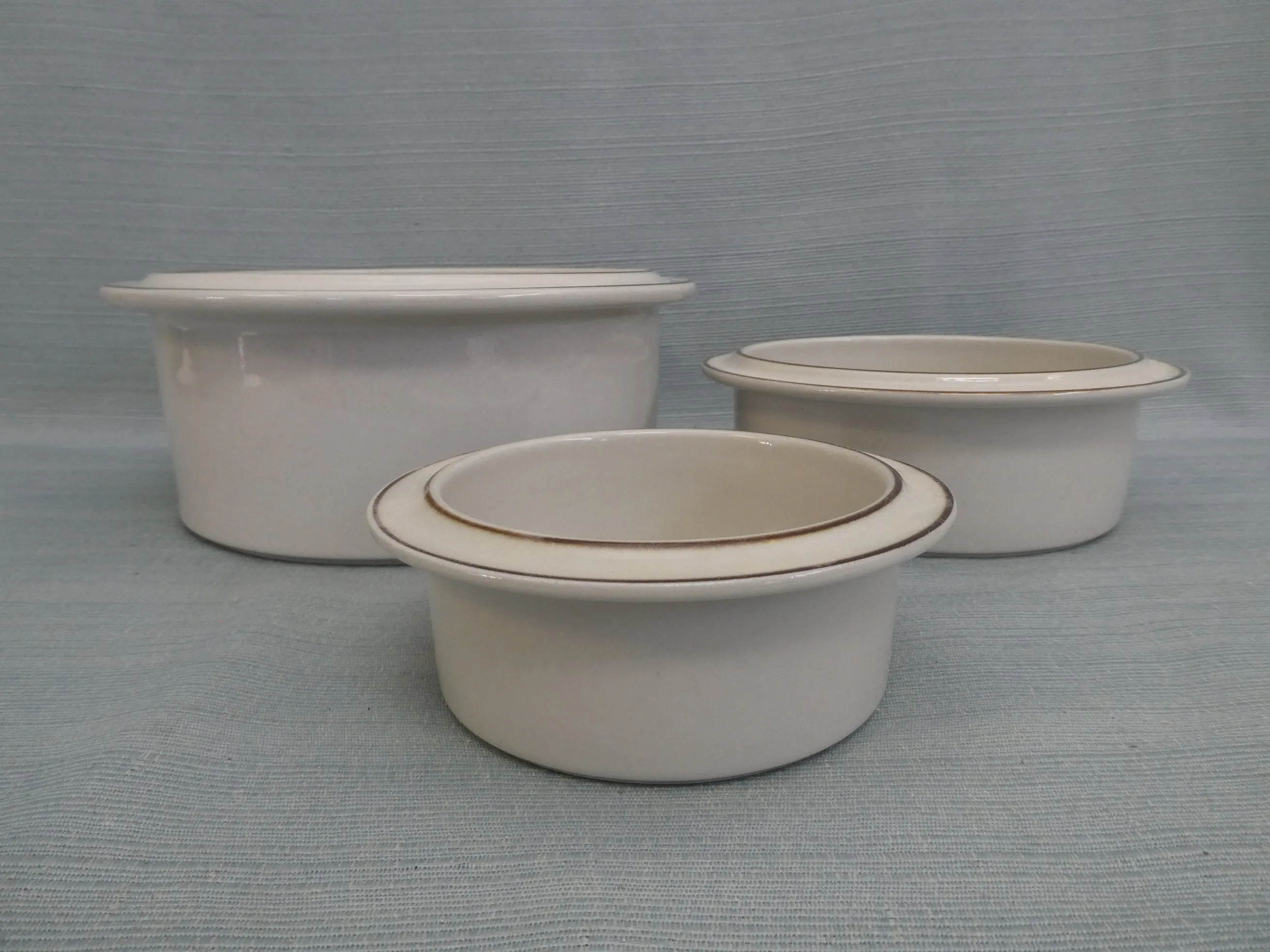 Set of 3 Arabia Finland "Fennica" Bowls - Very Good Condition