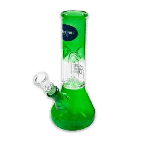 Smokey Mini Perc Glass Bong - Dark Green