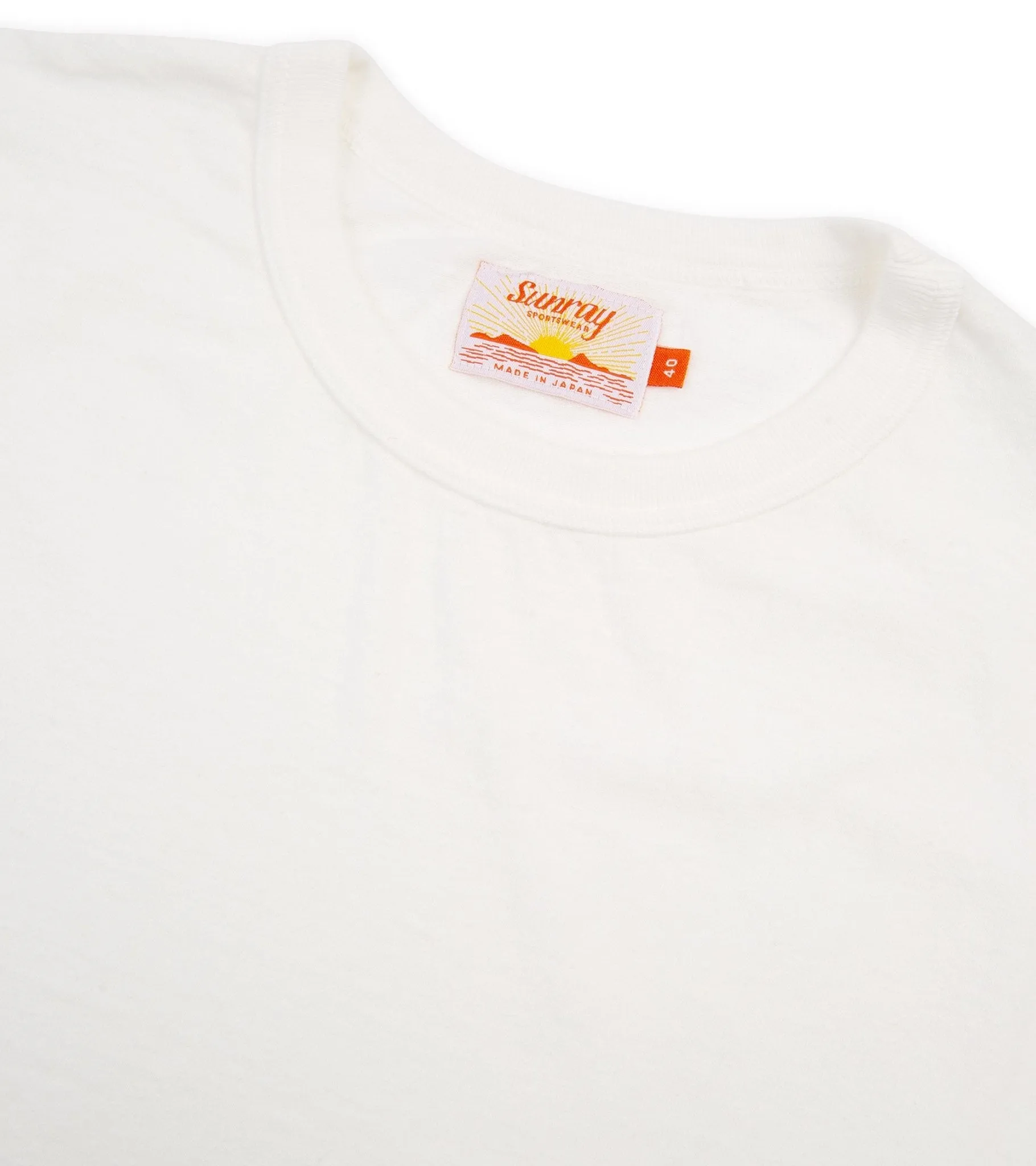 Sunray Sportswear Haleiwa Short Sleeve Cotton T-Shirt: Off White