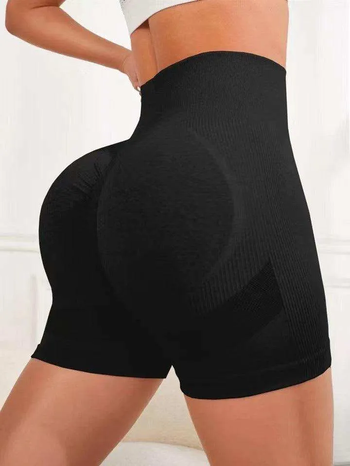 Women's Double Hip Lifting Yoga Shorts